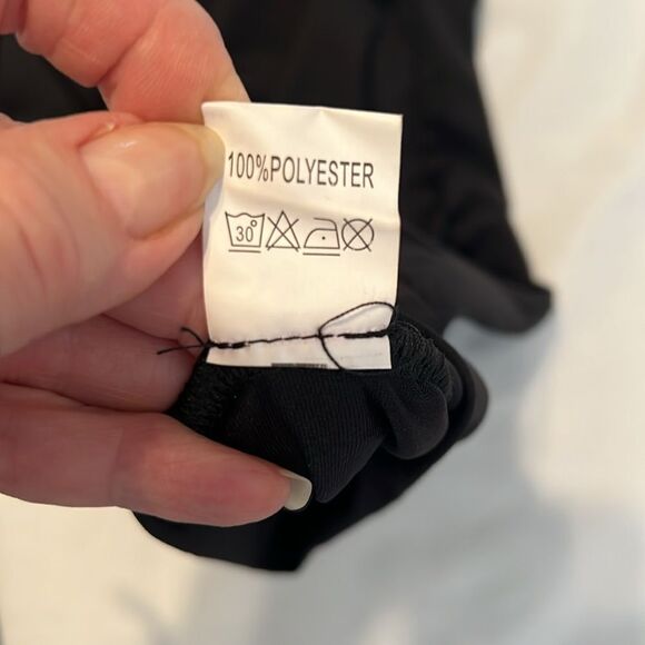 NWOT Black Cut-Out Maxi Dress size small sleeveless - Picture 7 of 9